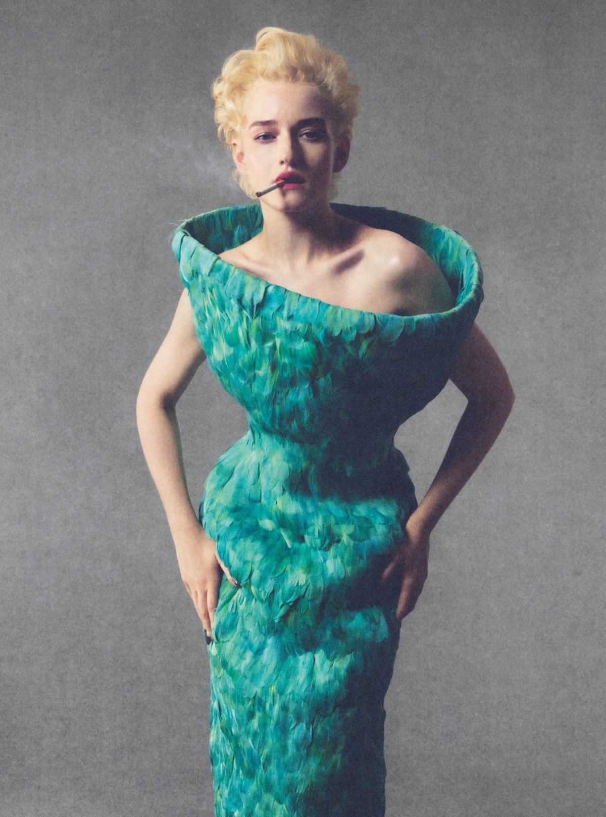 Julia Garner covers Elle US October 2026 by Allan Hamitouche