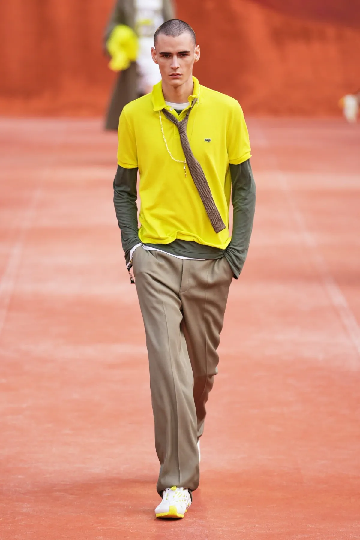 Lacoste takes its whites into the clay for Spring 2027 Lacoste Spring-Summer 2027 - Paris Fashion Week