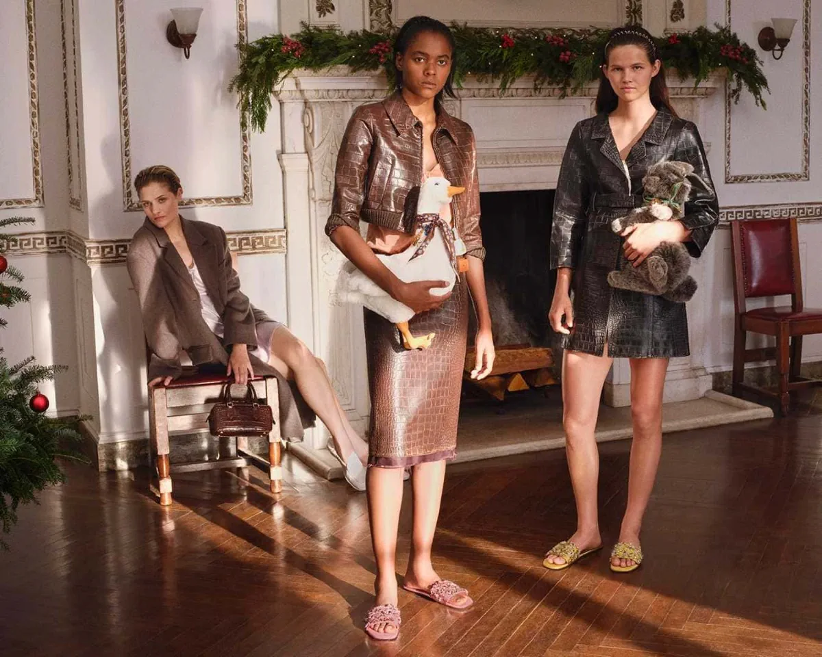 Miu Miu Holiday 2026 campaign brings Gigi Hadid into a playful vision of festive dressing