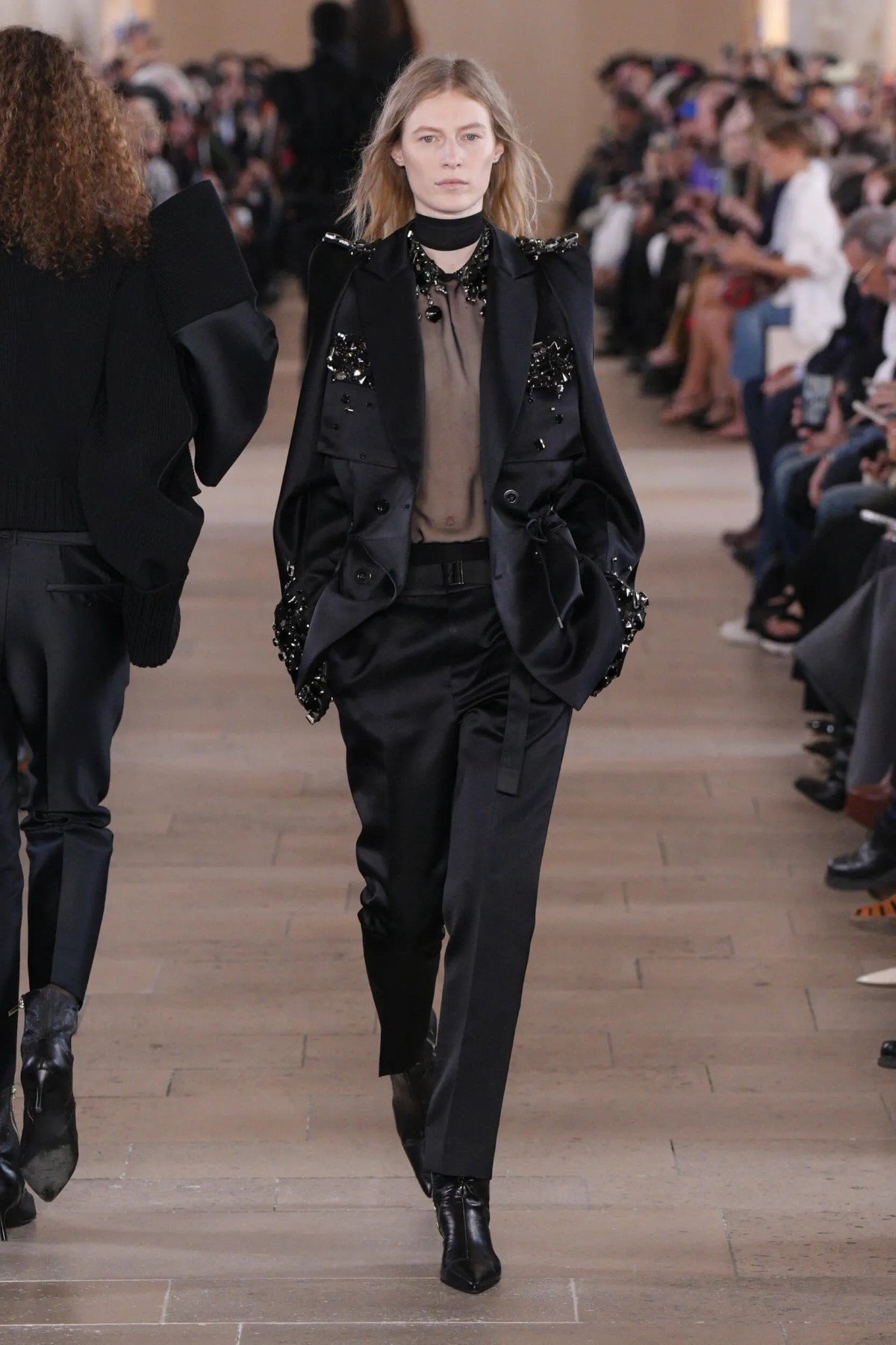 Sacai Spring 2027 examines clothing from the inside out Sacai Spring-Summer 2027 - Paris Fashion Week