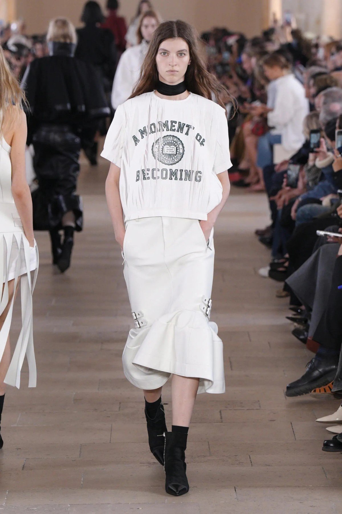 Sacai Spring 2027 examines clothing from the inside out Sacai Spring-Summer 2027 - Paris Fashion Week