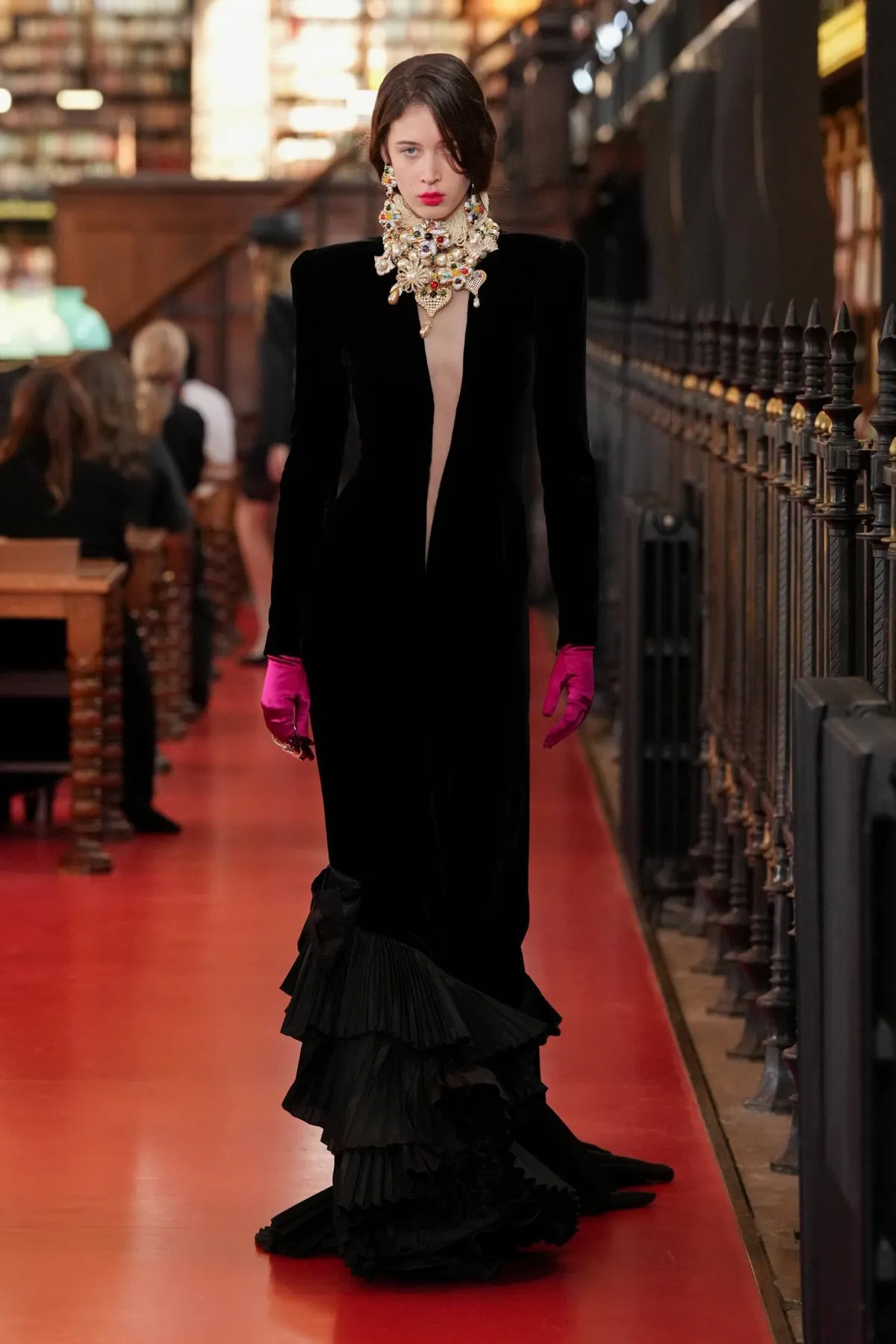 Alessandro Michele opens an antilibrary for Valentino's Spring 2027 collection Valentino Spring-Summer 2027 - Paris Fashion Week