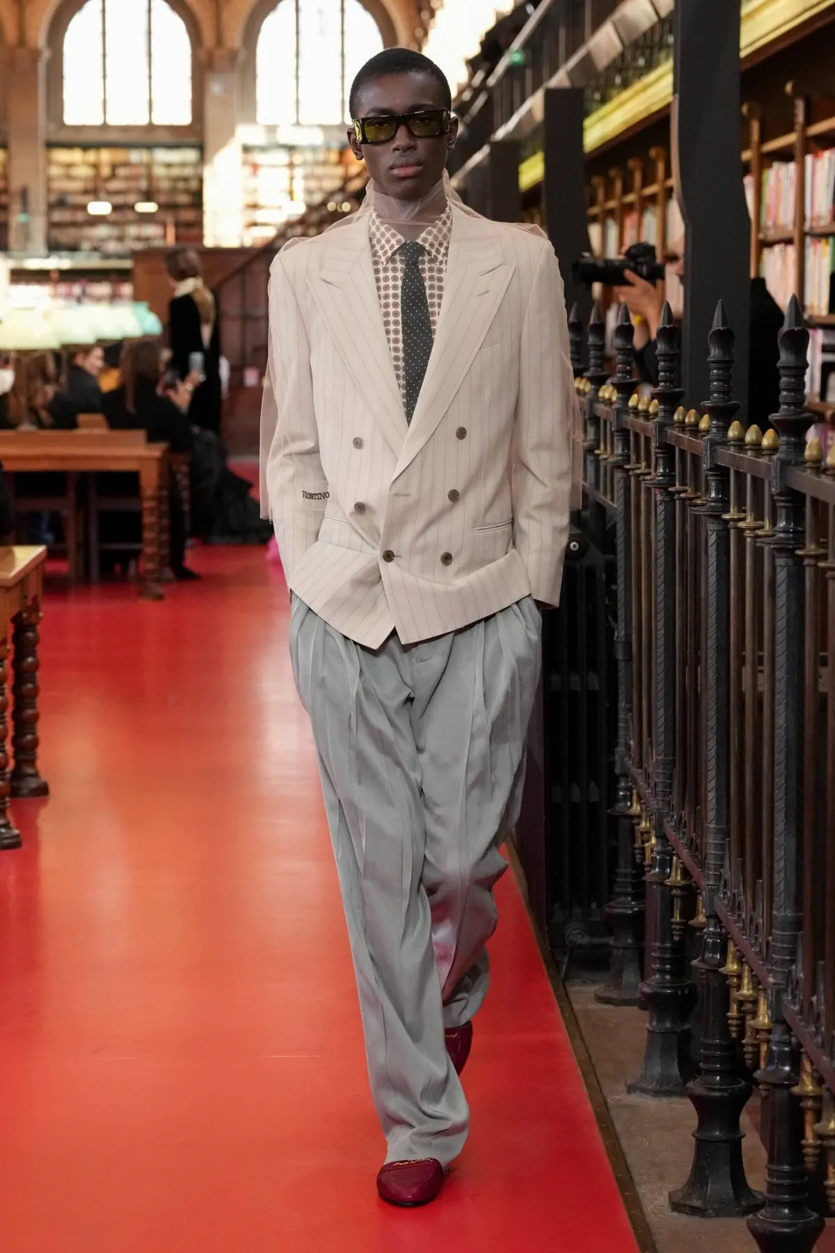 Alessandro Michele opens an antilibrary for Valentino's Spring 2027 collection Valentino Spring-Summer 2027 - Paris Fashion Week