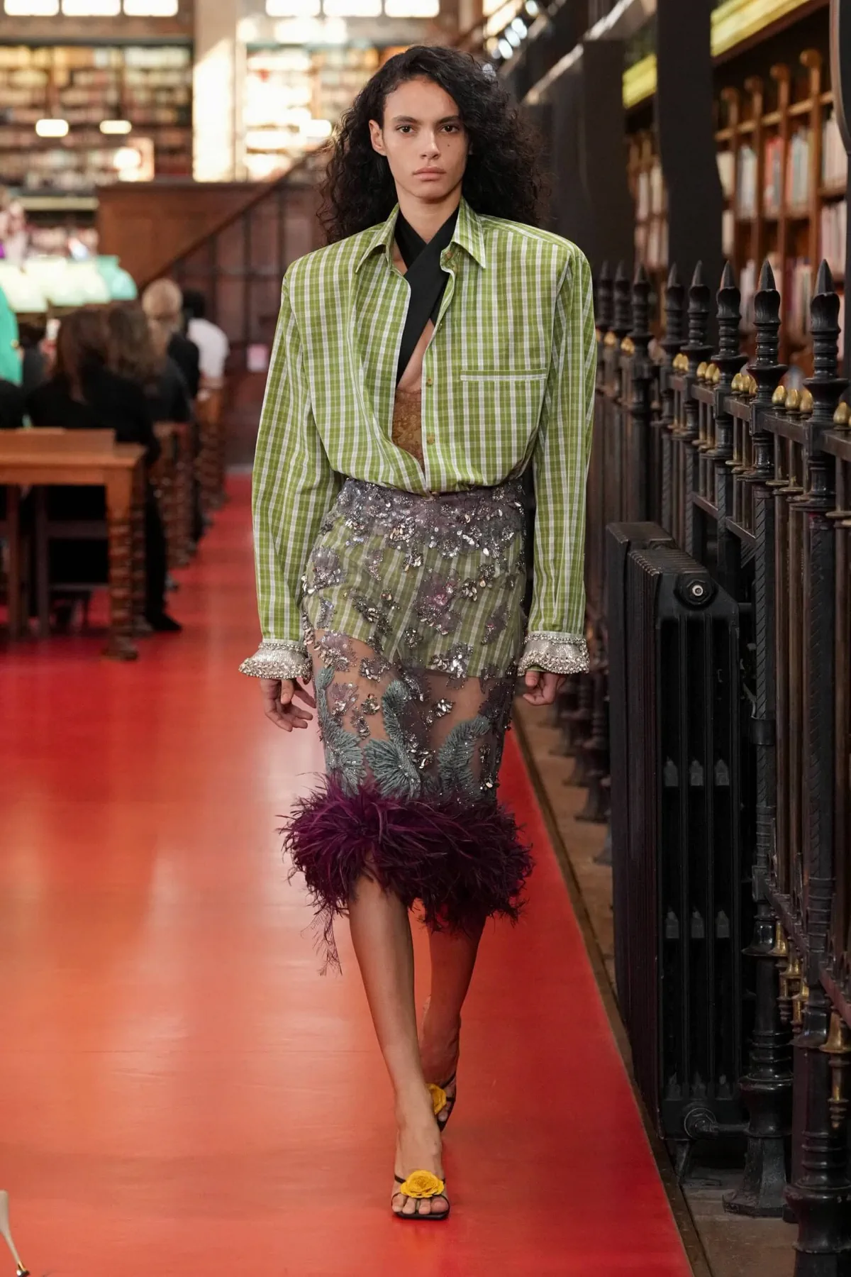 Alessandro Michele opens an antilibrary for Valentino's Spring 2027 collection Valentino Spring-Summer 2027 - Paris Fashion Week