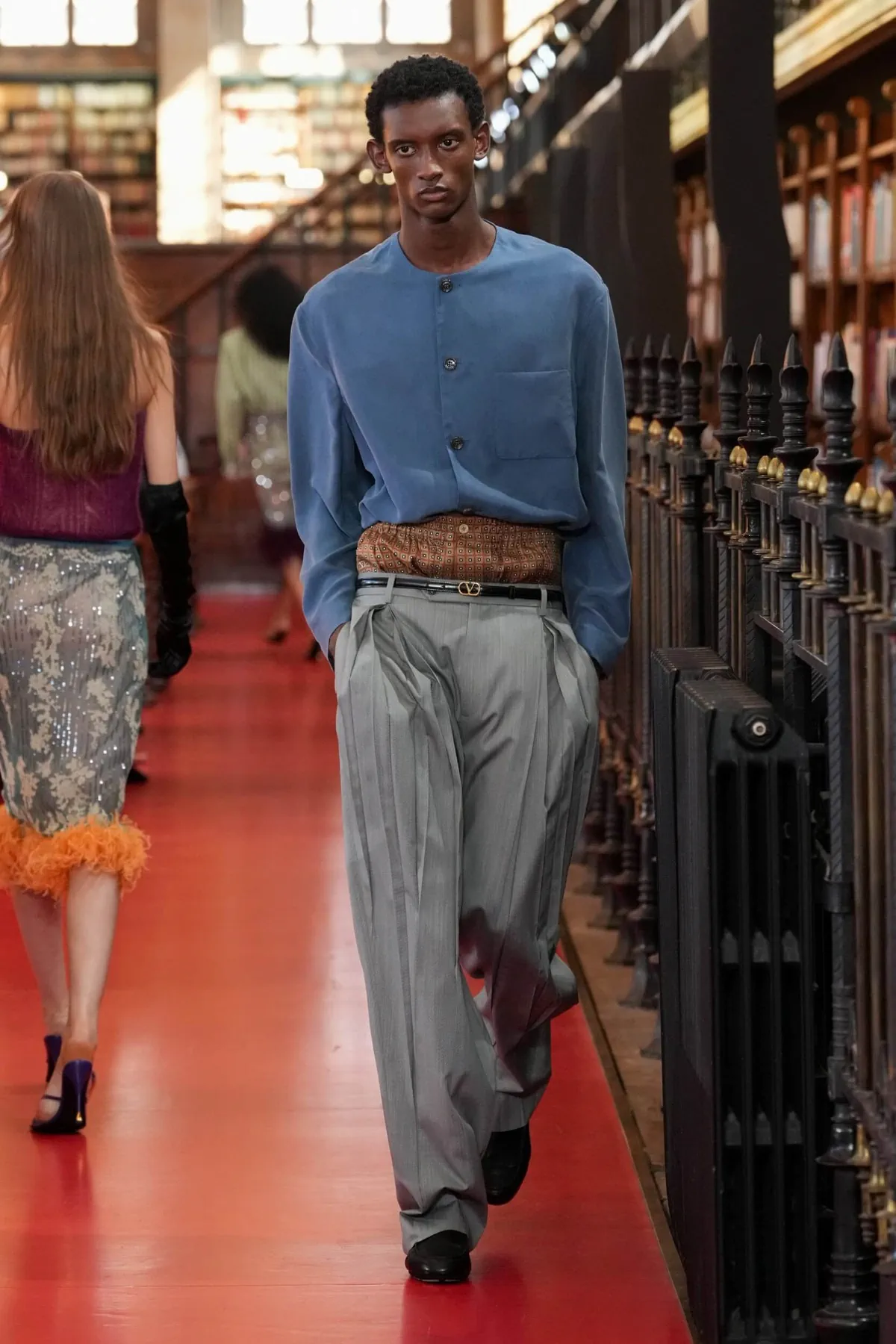 Alessandro Michele opens an antilibrary for Valentino's Spring 2027 collection Valentino Spring-Summer 2027 - Paris Fashion Week
