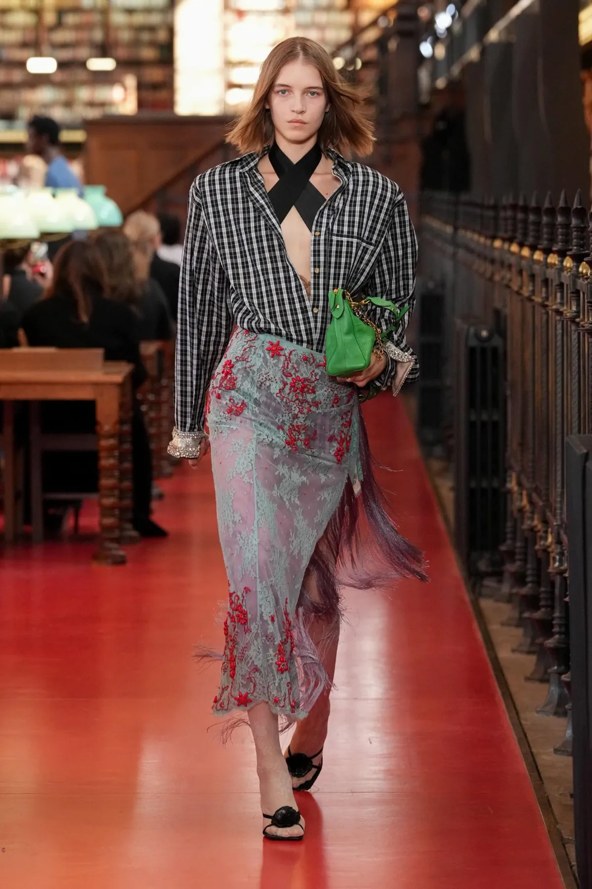 Alessandro Michele opens an antilibrary for Valentino's Spring 2027 collection Valentino Spring-Summer 2027 - Paris Fashion Week